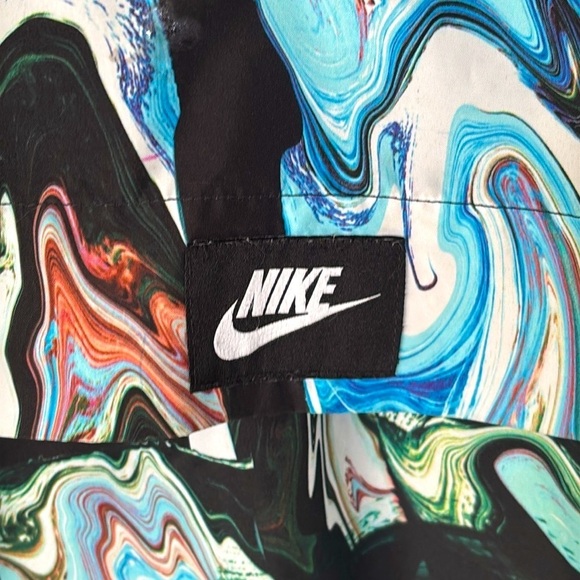 Retro Vintage Nike Hooded Pullover Windbreaker Jacket Graphic Print Quarter Zip - Picture 6 of 16